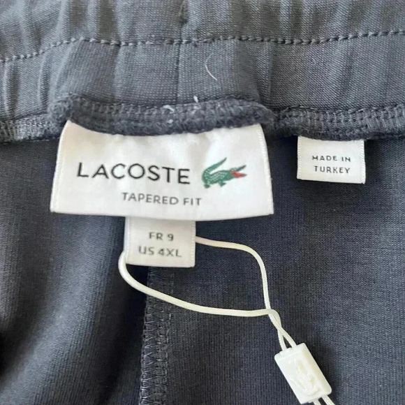 Mens Lacoste NWT Blue Tapered Fit Sweats - 4XL - Picture 8 of 9